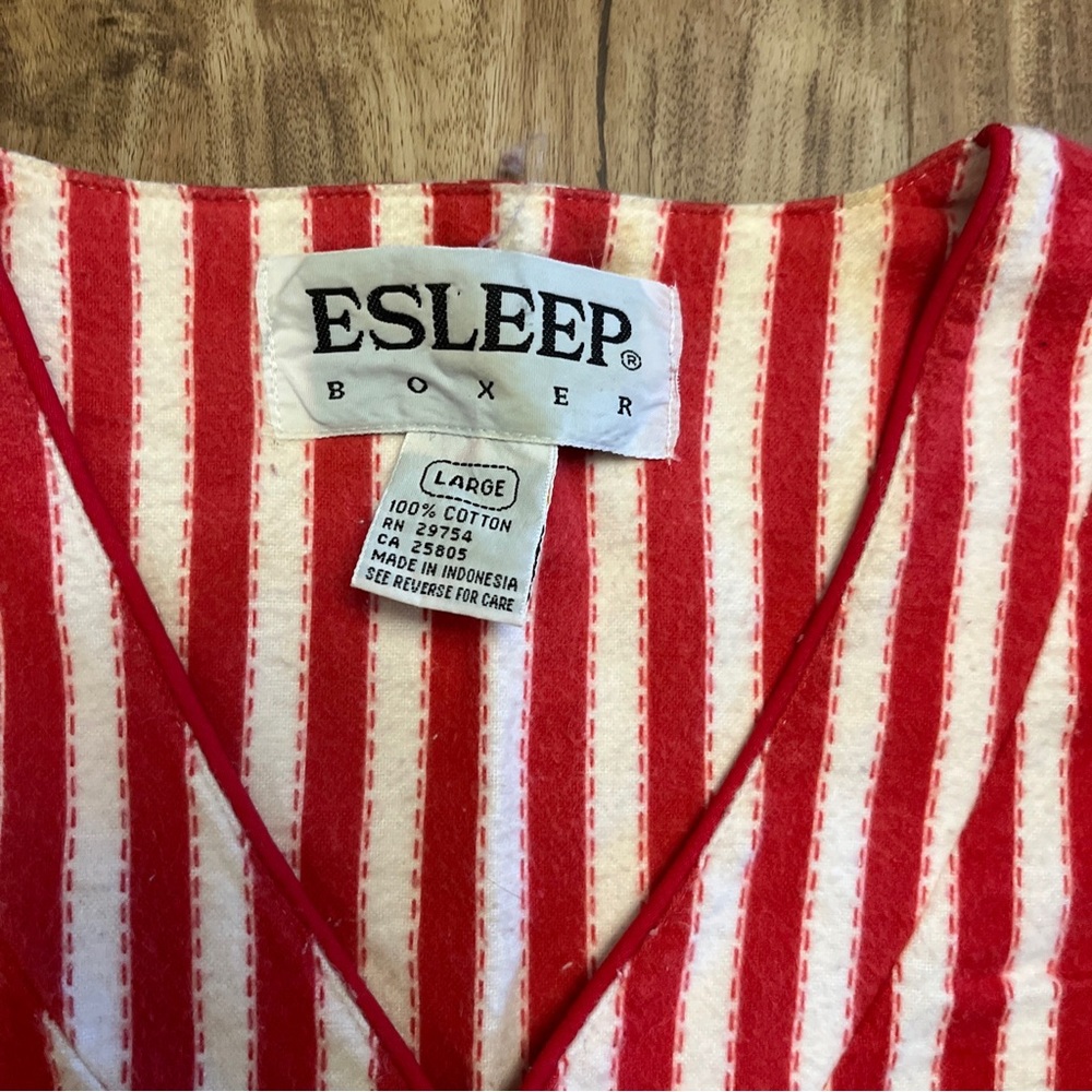 ESLEEP Vintage Sleeper Jersey flannel RADIO ROCK Size L. - Picture 7 of 9